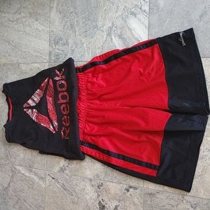 Reebok Shirt Spalding Short Set Mens Small Two Piece Set
